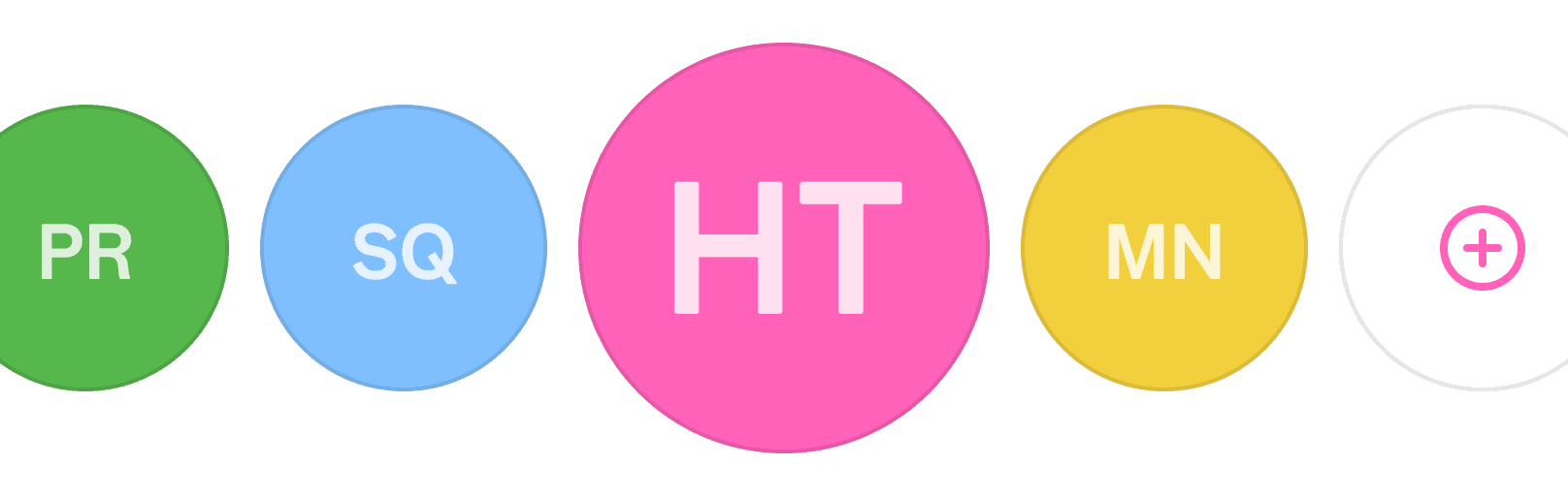A row of collaborator avatars with an button to invite another person.